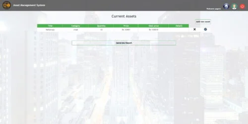 Asset Management System Project in php - Image 3