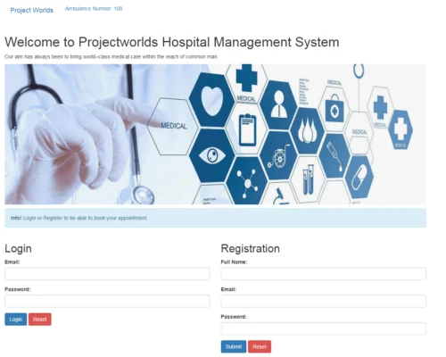 hospital management system in php