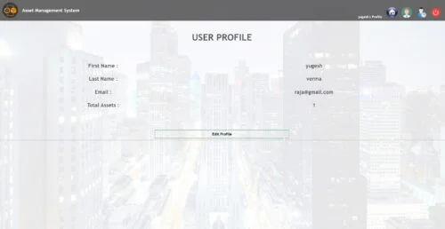 Asset Management System Project in php - Image 6