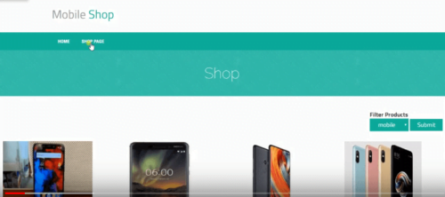 mobile shop php