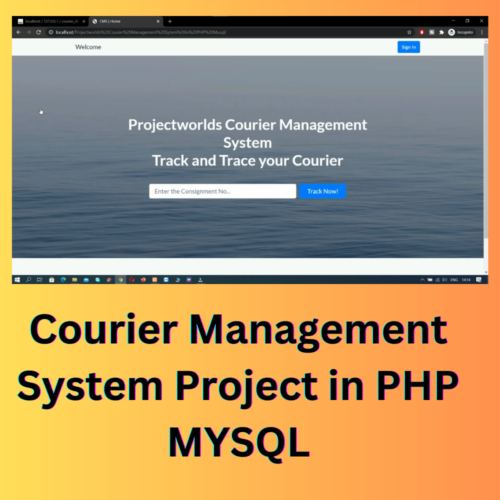 Courier Management System Project in PHP