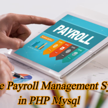 Payroll Management System Project in PHP