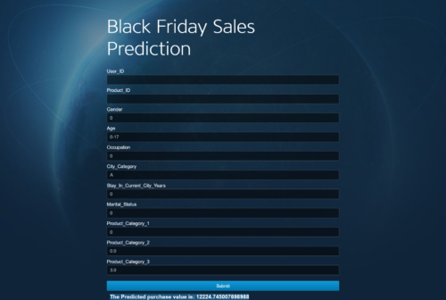 Black Friday Sales Prediction project
