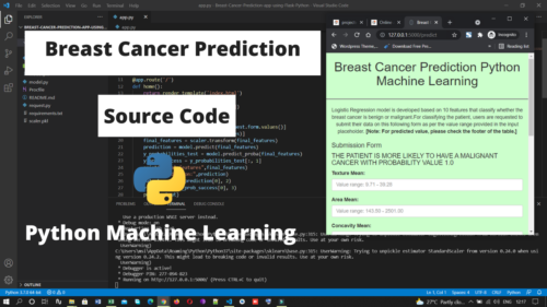 Breast Cancer Prediction Machine Learning Source Code