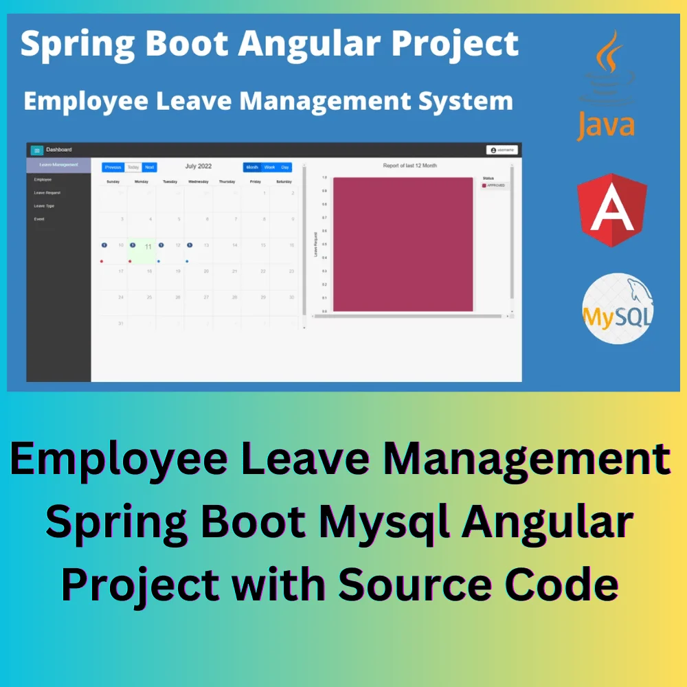 Employee Leave Management Spring Boot Mysql Angular Project with Source Code Projectworlds Store