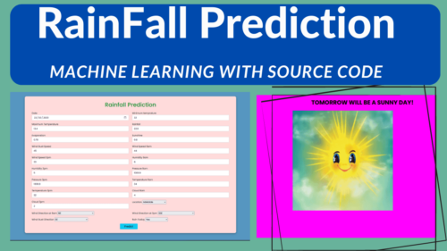 Rainfall Prediction using LogisticRegression Flask Web App