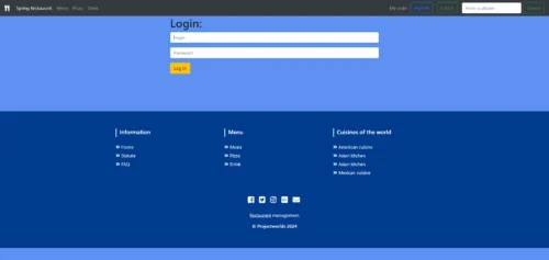 Online Food Ordering System Project in Spring Boot Java MySQL - Image 5