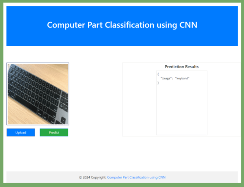 Computer Parts Classification Using CNN