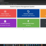 Online Student Expense Management System PHP