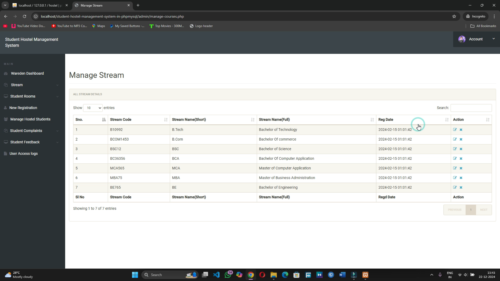 Online Student Hostel Management System PHP & MySQL - Image 15