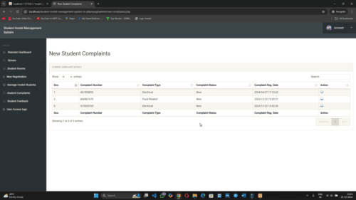 Online Student Hostel Management System PHP & MySQL - Image 17