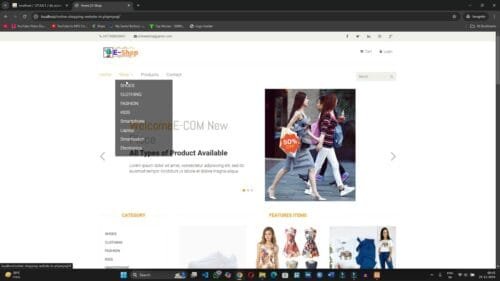 Complete Online Shopping Website in PHP & MySQL - Final Year Project - Image 8