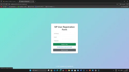Online Sip Calculator Project  in php mysql - Image 9