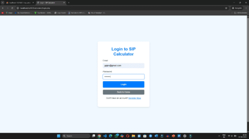 Online Sip Calculator Project  in php mysql - Image 2