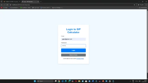 Online Sip Calculator Project  in php mysql - Image 2