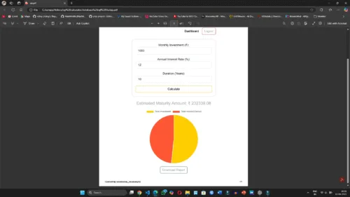 Online Sip Calculator Project  in php mysql - Image 6
