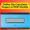Online Sip Calculator Project in php mysql