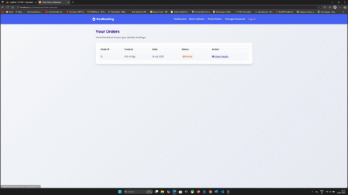 Online Gas Booking System Using PHP and MySQL - Image 4