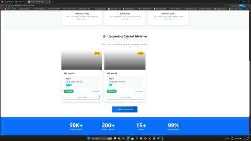 Cricket Ticket Booking System using PHP & MySQL - Image 5