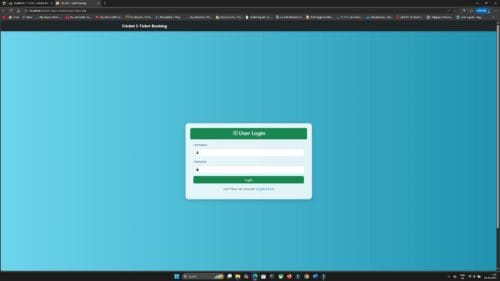 Cricket Ticket Booking System using PHP & MySQL - Image 2